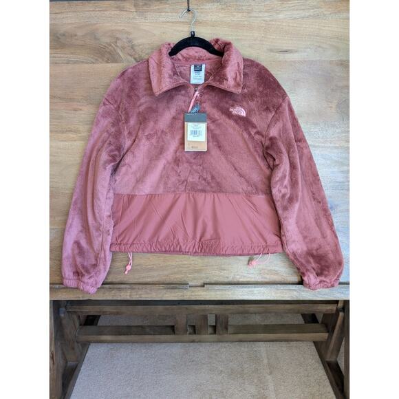 The North Face Novelty Osito Jacket Womens Small Canyon Dust Fleece Relaxed Fit - Picture 1 of 5